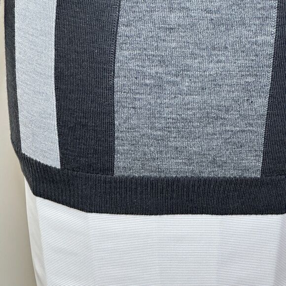 Susana Monaco Color Block Wool Blend Sweater Sheath Dress Women Small NWT - Picture 7 of 11